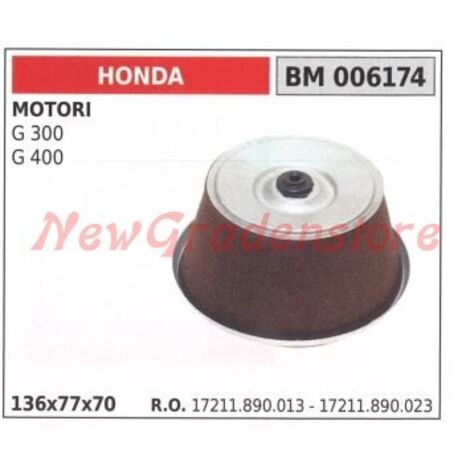Filtre à air HONDA moteurs G 300 G 400 006174