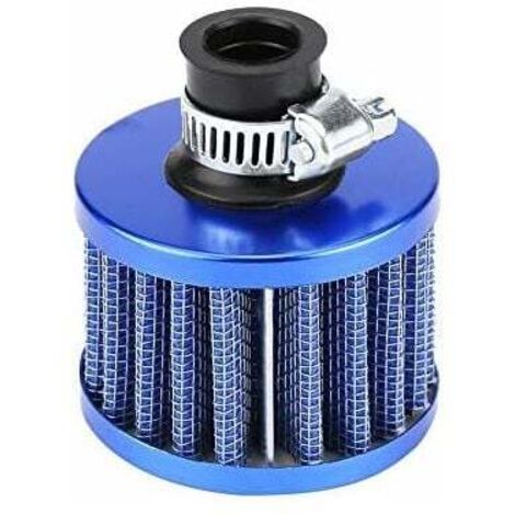 Filtre à Air, Keenso 12mm Kit de Filtre d'Admission d'Air Entrée d'Air Froid Universel en Forme de Champignon pour les Véhicules (Blue)