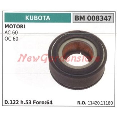 Filtre à air KUBOTA moteur tracteur de pelouse AC 60 OC 60 008347 1142011180