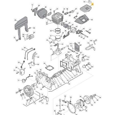 FILTRE À AIR KZ (PLAST.) 848C918311 - ORIGINAL STIGA - 6995146