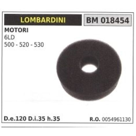 Filtre à air LOMBARDINI tracteur à pied 6LD 500 520 530