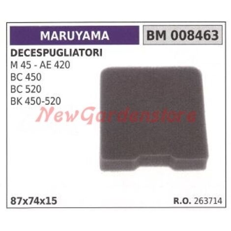 Filtre à air MARUYAMA débroussailleuse M 45 AE 420 BC 450 520 BK 450 520 008463