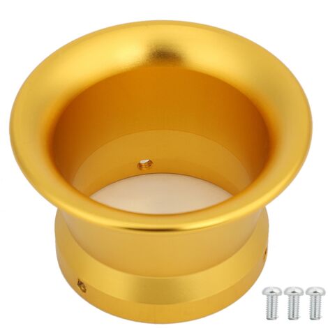 Filtre à air moto, adaptateur 24/26/28/30mm pour carburateur, diamètre 50mm, finition or
