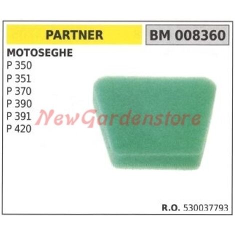 Filtre à air PARTNER pour tronçonneuse P 350 351 370 391 420 008360