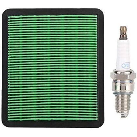 Filtre à Air pour Honda GCV135 GCV160 GC135 GC160 GX100 GXV57 GCV160LA GCV190LA Moteur de Tondeuse à Gazon, Filtre à Air + Remplacement de Bougie D'allumage pour Moteur