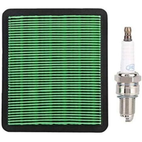 Filtre à Air pour Honda GCV135 GCV160 GC135 GC160 GX100 GXV57 GCV160LA GCV190LA Moteur de Tondeuse à Gazon, Filtre à Air + Remplacement de Bougie D'allumage pour Moteur