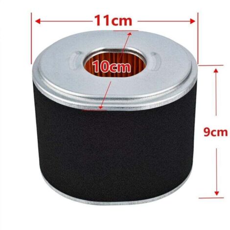 Filtre à Air pour Honda GX340 GX390 188F 190F 11HP 13HP Moteur Essence 4 Temps Générateur Pompe à Eau