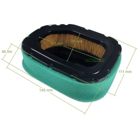 filtre à air pour John Deere Z510A Z520A MIU11843 MIU11943 Landscaper Express 32083