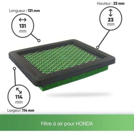Filtre à air pour tondeuse Honda – Remplace les filtres d'origine 17211-ZL8-000, 17211-ZL8-003, 17211-ZL8-013, 17211-ZL8-023, 17211-Z8B-901, 17211-ZE8-000, 17211-ZE8-000, 17211-ZL8-000, 17211-7