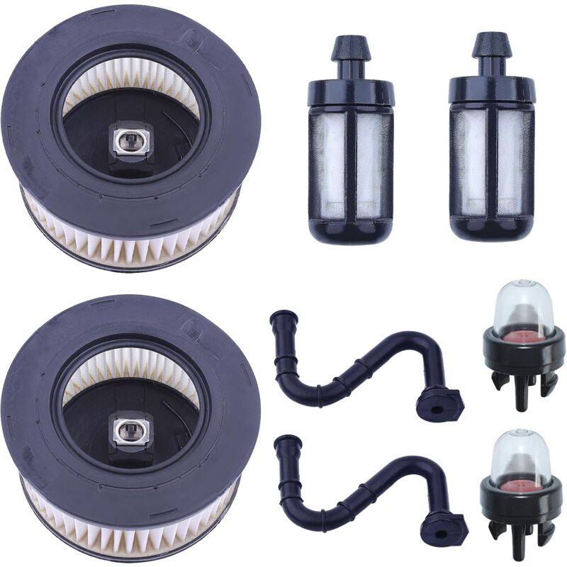 Coocheer - Filtre à air pour tronçonneuse Stihl MS231 avec pompe à bille d'amorçage, filtre à carburant, conduite de carburant pour tronçonneuse