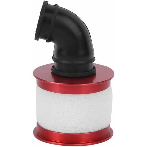 Filtre à Air RC, pièces de Mise à Niveau universelles de Nettoyeur de Filtre à Air 1/10 compatibles avec la Voiture télécommandée de Moteur à Huile HSP 94188 94122(Rouge)，