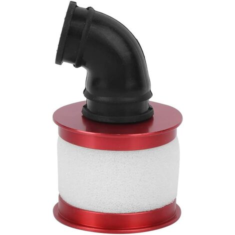 Filtre à Air RC, pièces de Mise à Niveau universelles de Nettoyeur de Filtre à Air 1/10 compatibles avec la Voiture télécommandée de Moteur à Huile HSP 94188 94122(Rouge)，Ternel