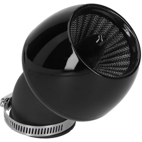 Filtre à Air, Remplacement de Filtre à Air de Moto Noir avec Adaptateur de Connecteur pour Motos à Tuyau de 28 à 48 Mm de Diamètre Intérieur.