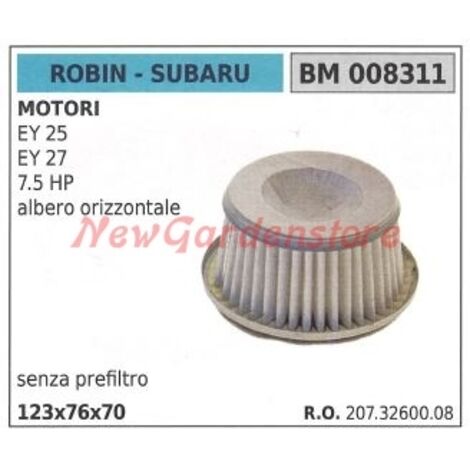 Filtre à air sans préfiltre ROBIN pour moteur de tondeuse EY 25 27 7.5 HP 008311