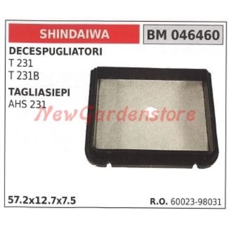 Filtre à air SHINDAIWA pour débroussailleuse T 231 T 231B taille-haie AHS231 046460