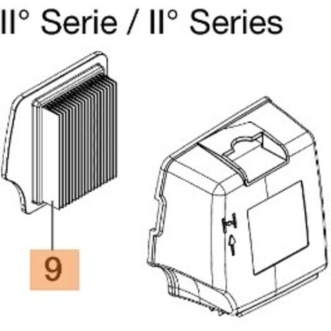 Filtre à air soufflant modèles BV300 56550208R OLEOMAC