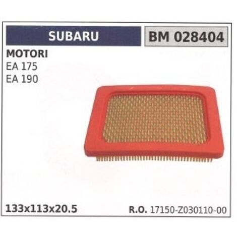 Filtre à air SUBARU pour moteur à essence EA175 190 028404