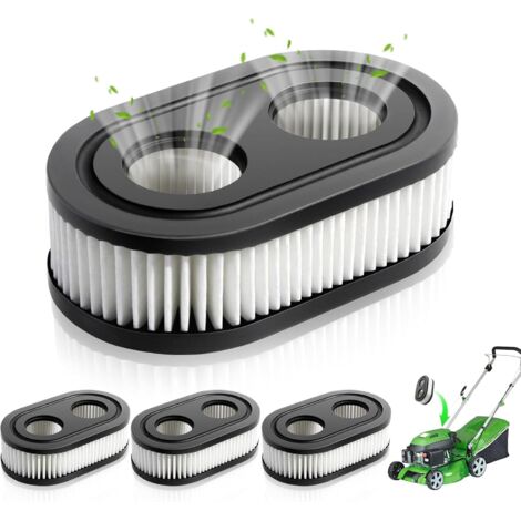 Filtre à Air Tondeuse 4 Pièces Filtre a Air de Tondeuse Filtre à Air pour Tondeuse à Gazon Compatible Avec Briggs & Stratton Série 550E 550EX 575EX Remplace 593260 798452 798339