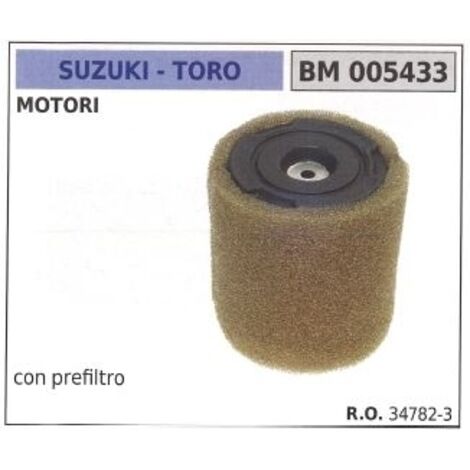 Filtre à air TORO avec préfiltre pour moteur de tondeuse 2 temps 005433
