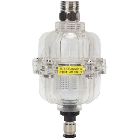 Filtre à air transparent AD400 1/2 pouce avec purge automatique et séparateur eau-huile 0.3‑1.2MPa