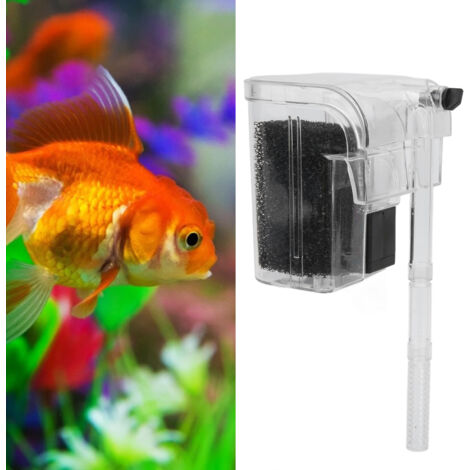 Filtre à Aquarium 3 en 1 Pompe Submersible Aérateur Équipement de Filtration Cascade Externe pour Petit Aquarium Nettoyeur d'Eau 220-240V-AUTRES