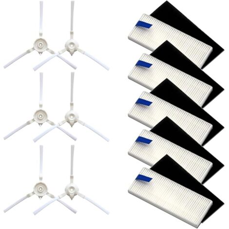 Filtre à brosse latérale HEPA pour aspirateur robot Rowenta Explorer 20 40 50 75 RG7687/RR7687WH série Smart Force sweep x3