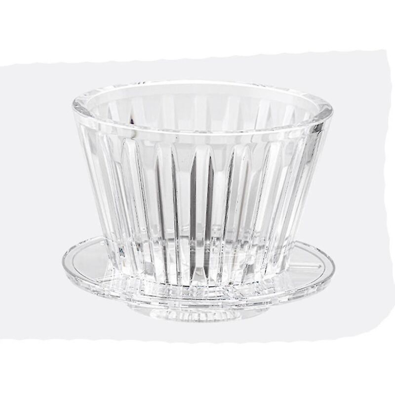 Filtre à café à égouttement à onde B75 Crystal Eye Verser sur le filtre à café Pctg 1-2 tasses Cafetière Augmenter Uni