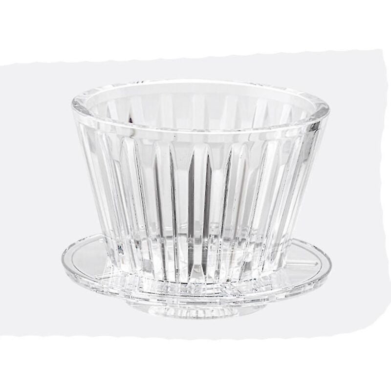 Filtre à café à égouttement à onde B75 Crystal Eye Verser sur le filtre à café Pctg 1-2 tasses Cafetière Augmenter Uni
