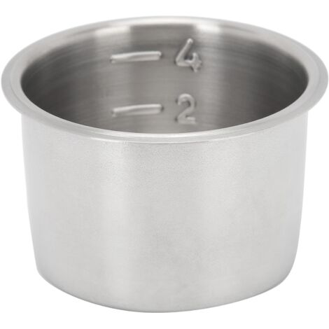 Filtre à café en acier inoxydable 51mm, panier simple paroi non pressurisé pour 4 tasses