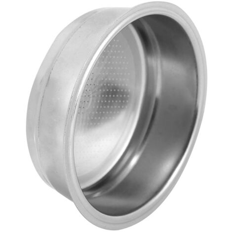Filtre à café en acier inoxydable 51mm pour machines DeLonghi, passoire simple couche.