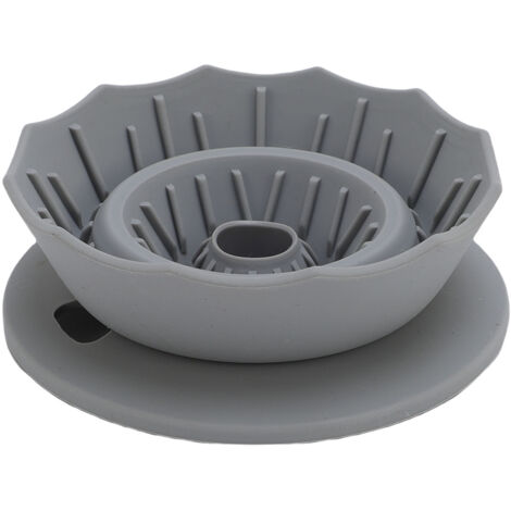 Filtre à café Pliable en Silicone, Filtre à café en Silicone de qualité Alimentaire, Filtre à café Réutilisable pour la Maison, le Bureau, la Randonnée, le Camping (GRAY).