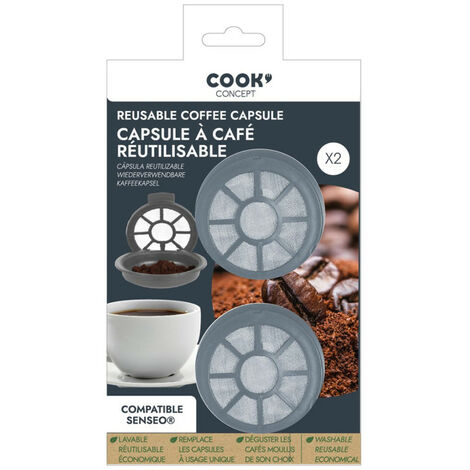 Filtre à café SENSEO X2 KA6200 – Réutilisable – Compatible avec cafetières expresso – Nettoyage facile – CMP