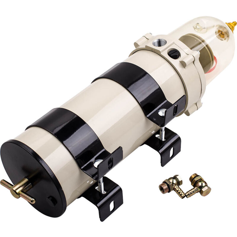 Maxpeedingrods - Filtre à Carburant 180GPH Diesel Fuel Water Separator Séparateur Huile-eau