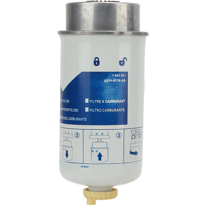 Jeffergarden - Filtre à carburant Diesel Filtre à carburant Assemblage 1685861 Remplacement pour Ford Transit 2.2 2.4 3.2 MK7 Diesel 2006‑2014
