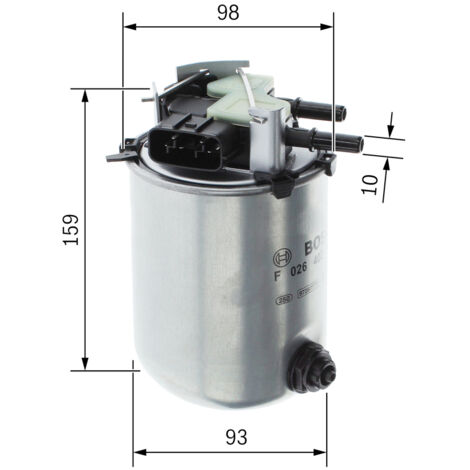 FILTRE À CARBURANT F026402288 BOSCH