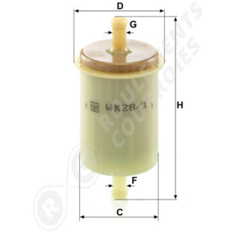 Filtre à carburant Mann Filter WK28/1