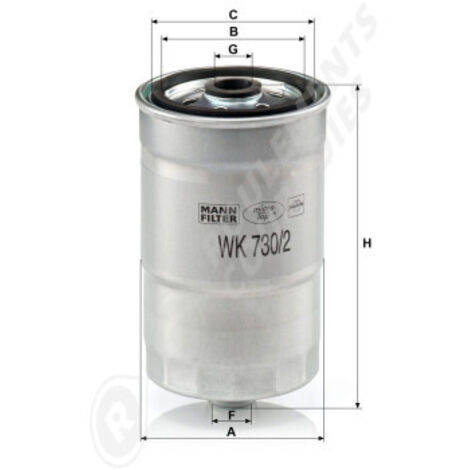Filtre à carburant Mann Filter WK730/2x