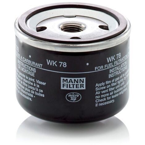 Filtre à carburant Mann Filter WK78
