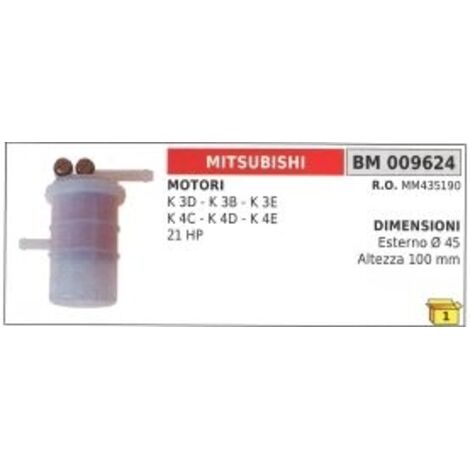 Filtre à carburant MITSUBISHI K3D - K3B - K3E - K4C - K4D - K4E - 21HP MM435190