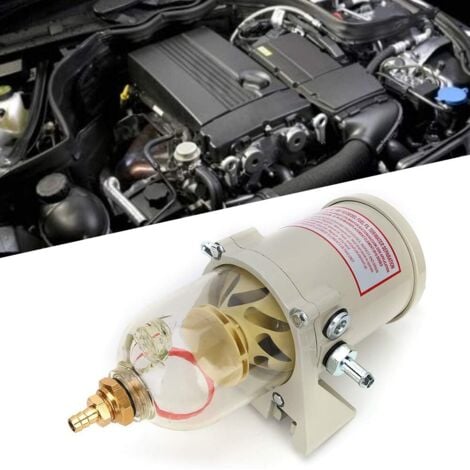 EJ.LIFE Filtre à Carburant, Séparateur d'Eau de Filtre à Carburant Diesel 500FG pour Moteurs Diesel Marins Bateaux Camions Tracteurs Générateurs électriques