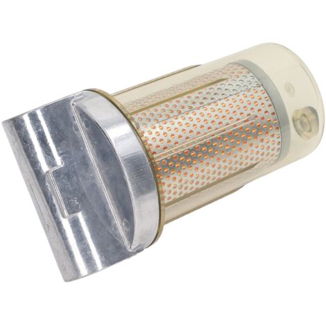 Filtre à Carburant Transparent 1.3" pour Pompe à Essence, Pièce de Remplacement Filtration Carburant