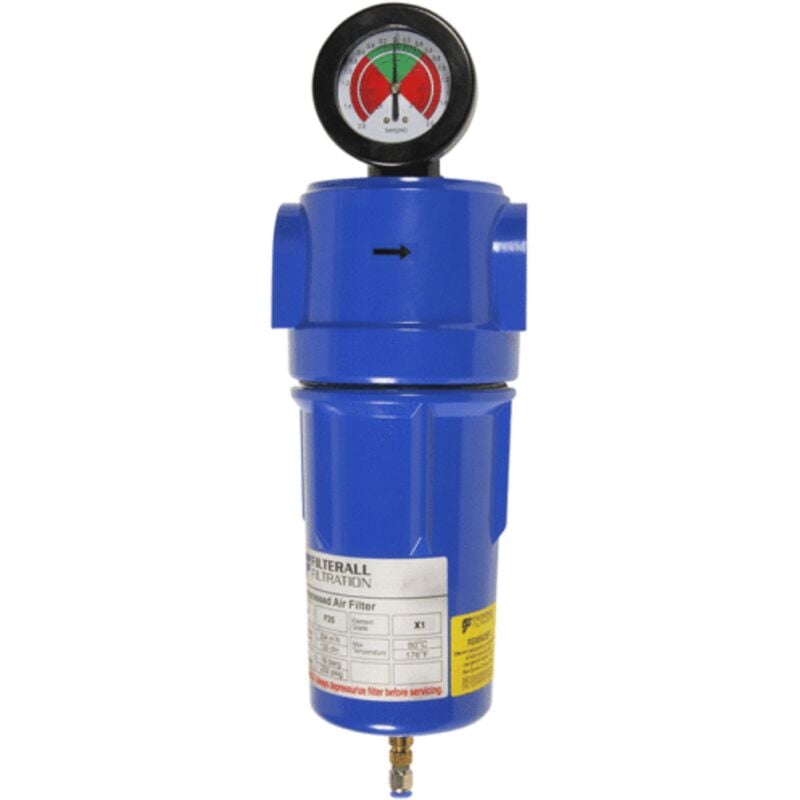 Nu Air - Filtre à cartouche air comprimé micronique 1/2'