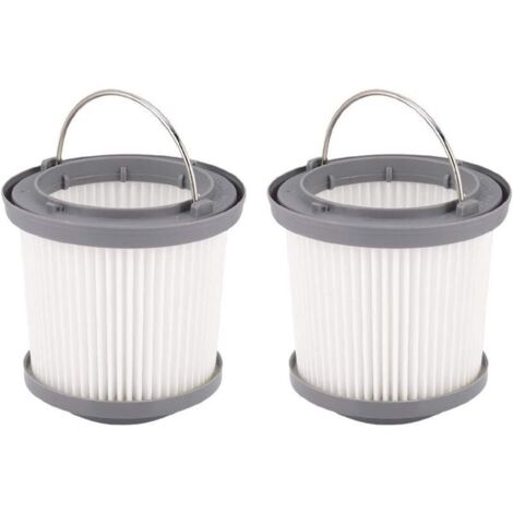 Filtre à cartouche d'air pour aspirateur, remplacement de filtre 2 pièces pour aspirateur Black & decker PV1210 V1020L / PD11420L