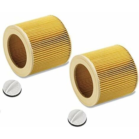 Filtre à cartouche pour Kärcher WD2 wd3 MV3 etc. comme 6.414-552.0 - 2pcs
