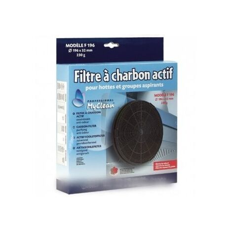 Filtre à charbon (ø196mmx32mm) pour Hotte HOTPOINT ARISTON C00090827