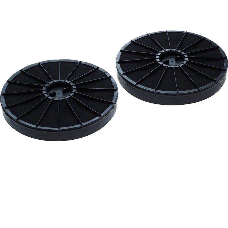Allspares - Filtre à charbon (2pcs) DKF7-1 / 4965503 pour hottes aspirantes Miele