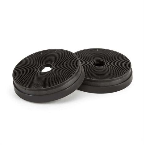 Filtre À Charbon Actif - 175x175x35 mm - Pour Hotte Aspirante En Mode Recirculation - Lot De 2