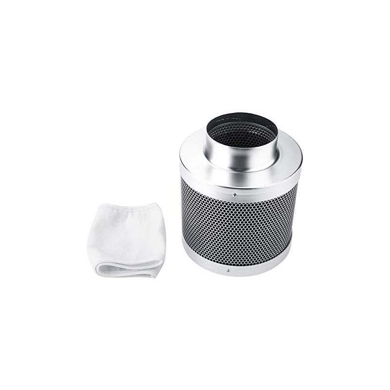 Filtre à Charbon Actif Anti-Odeur Filtre à Air d'échappement Extracteur de Filtre à Charbon Actif Léger Durable pour Plantes Serres Culture