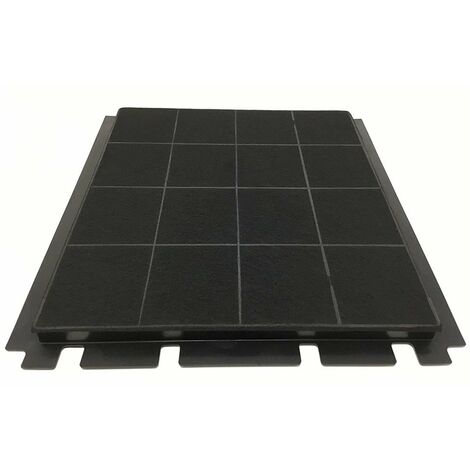 Filtre à charbon actif pour hotte – Dimensions 31x26x1,2 cm – 1 pièce – Compatible modèle F16445650IX – AFCFCA267B – Air Force