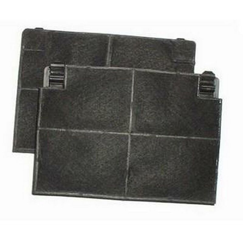 Lot de 2 filtres charbon ROBLIN 5403001 193x137x20mm (52991-2850) (484000008781, EFF70) Hotte ROBLIN, BRANDT, ZANUSSI, ARISTON HOTPOINT, SAUTER,